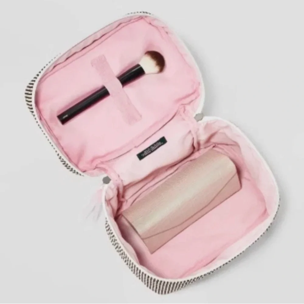 Wild Fable quilted striped cosmetic bag
